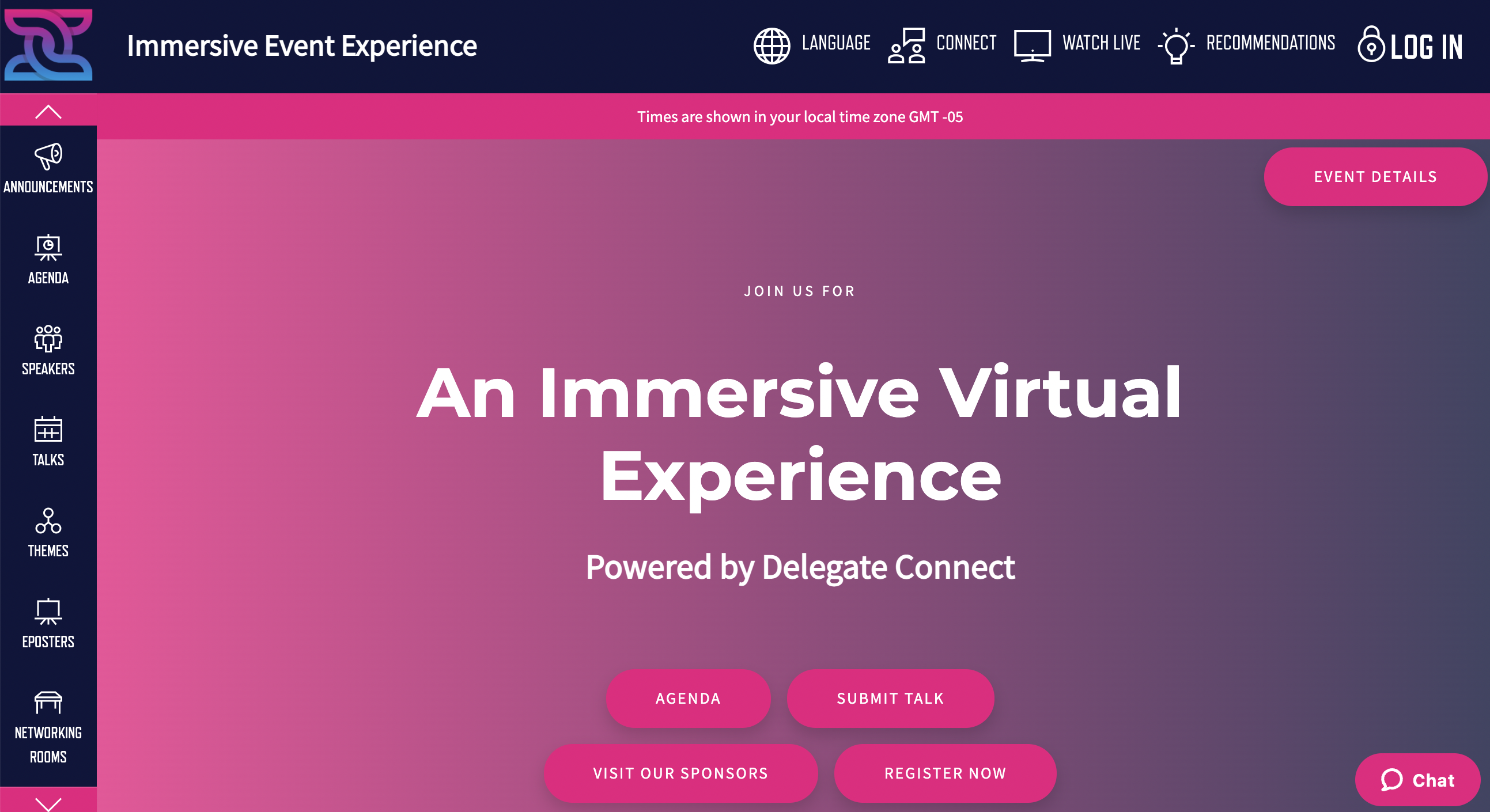 screenshot of Arinex Live